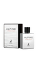 Alpine Homme Sport perfume box and bottle, sleek white design, black cap, with packaging