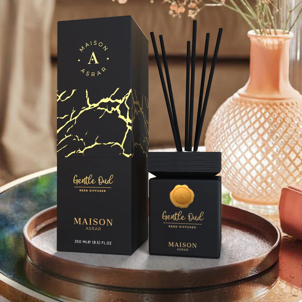 Gentle Oud Reed Diffuser by Maison Asrar - 250ml Maison Asrar