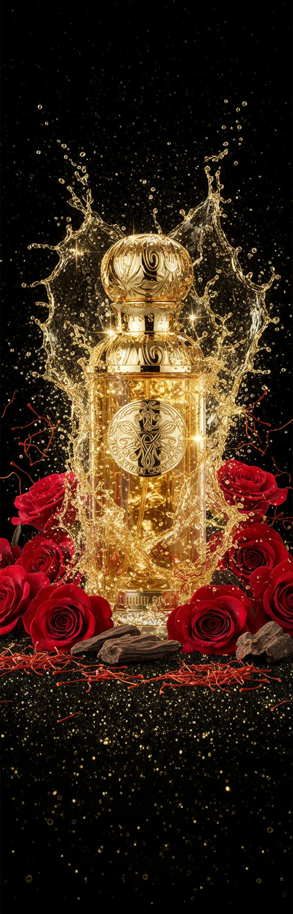 Gissah Liquid Gold EDP Perfume - Saffron, Rose, Sandalwood Gissah