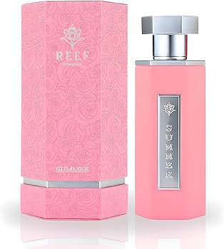 REEF Summer Pink EDP 100ml with matching pink floral-embossed box, perfect for gifting in the perfumes & colognes category.
