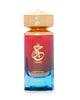 Khair Confections by Paris Corner 100ml EDP perfume bottle with gold cap and gradient red-to-blue glass design, ideal for summer and gourmand scent lovers.