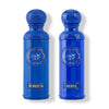Gissah Legend Of The Sky (him) 2x90ml EDP set featuring Horizon and Nexus perfumes in elegant blue bottles, ideal for fresh and zesty summer wear.