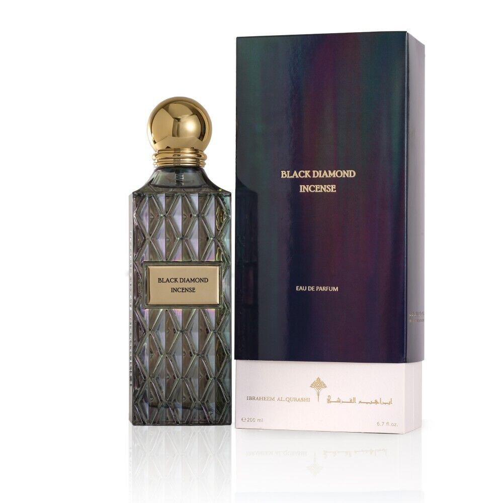 Black Diamond Incense by Ibrahim AlQuraishi IBRAQ 200ml EDP with matching elegant box, premium Eau de Parfum for men and women in Perfumes & Colognes.