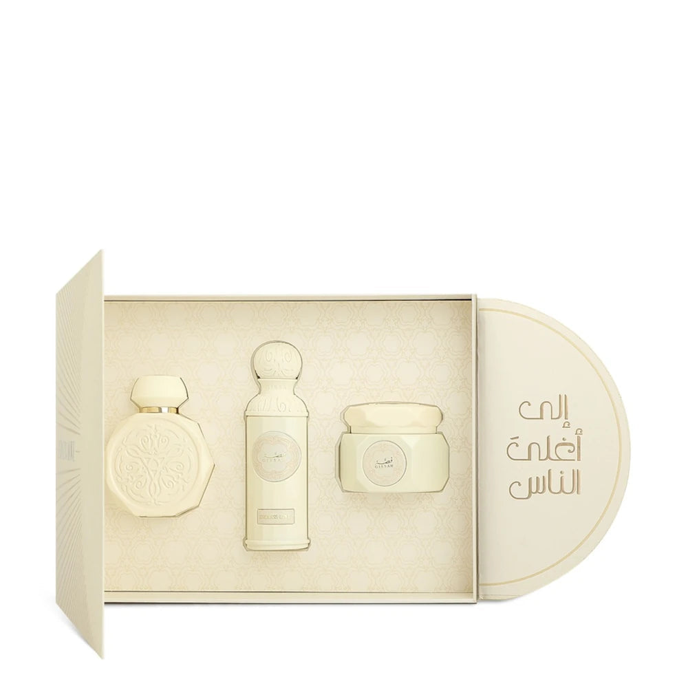 Ghissah Endless Love fragrance set with fruity woody notes Gissah