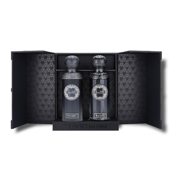 Gissah Titan Him 2x90ml Spicy Woody and Amber Musk Perfume Gissah