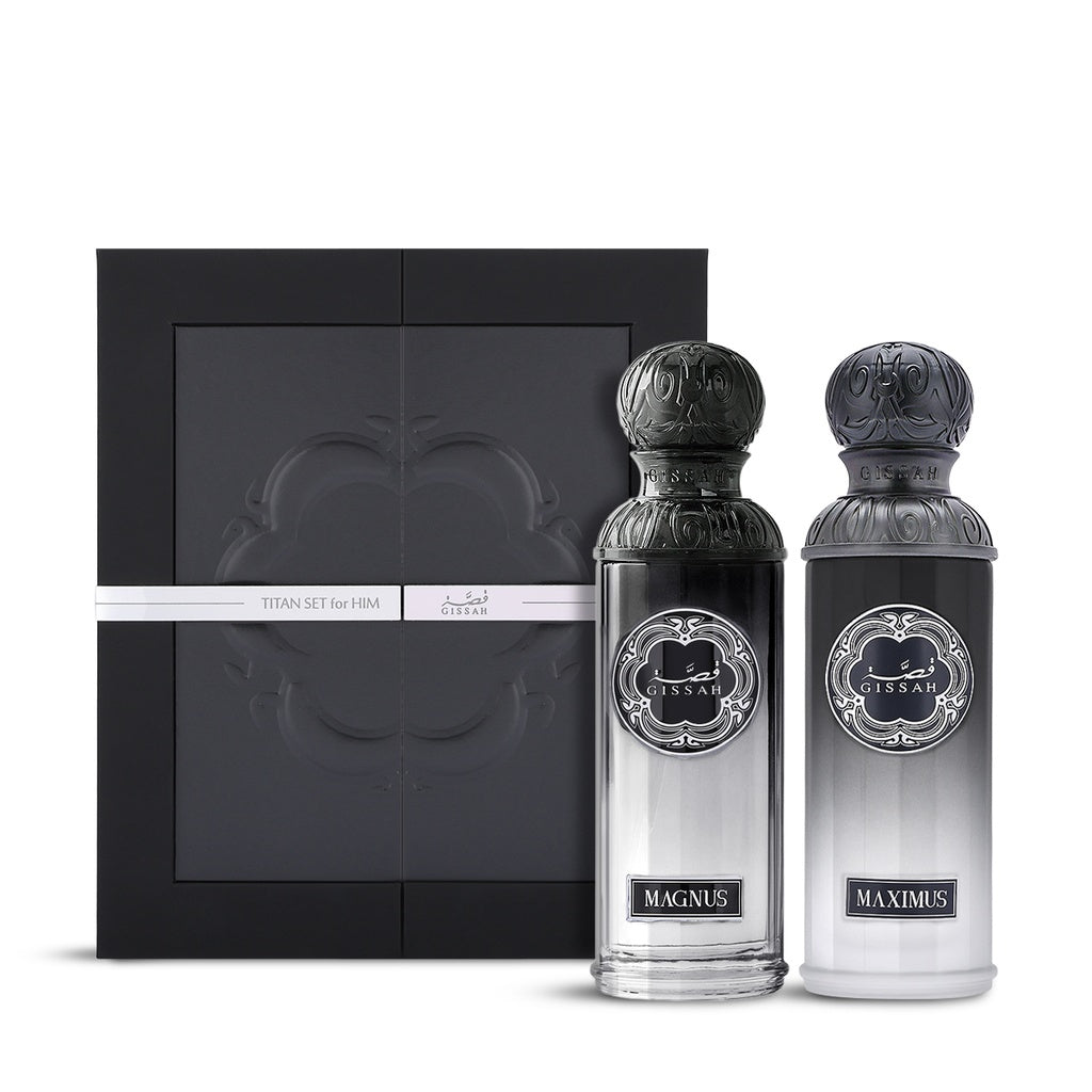 Gissah Titan Him 2x90ml Spicy Woody and Amber Musk Perfume Gissah