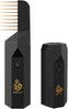 Black Electric Portable Bakhoor Incense Burner comb with Arabic calligraphy, ideal for stylish and efficient home fragrance application.
