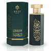REEF Arabs of Diriyah 100ml EDP with luxury packaging featuring gold accents and Arabic script, perfect for gifting in the perfumes & colognes category.