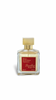 Barakkat Rouge 540 perfume bottle with gold cap